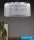 UNIVERSO Crystal glass chandelier 35w 2800lm 8000k 220° IP20 Chrome D500x1200mm