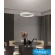 UNIVERSO Crystal glass chandelier 45w 3600lm 8000k D600x1000mm