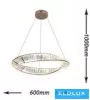 UNIVERSO Crystal glass chandelier 45w 3600lm 8000k D600x1000mm