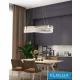 UNIVERSO Crystal glass chandelier 45w 3600lm 8000k 800x300x1200mm