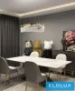 UNIVERSO Crystal glass chandelier 35w 2800lm 8000k 600x300x1200mm