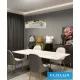UNIVERSO Crystal glass chandelier 35w 2800lm 8000k 600x300x1200mm