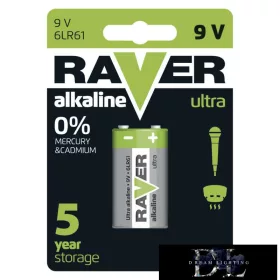RAVER alkaline battery 6LP3146 (1604) 9V 1 pc/blister pack