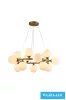 UNIVERSO Pendant light 15xG9 max.10w D760x180x1200mm IP20 Old gold