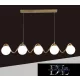 UNIVERSO Pendant light 5xG9 max.10w 920x150x1000mm IP20 Old gold