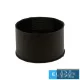 BUDVILL Flush-mounted junction box, round, 1, diameter 65 mm, black plastic MÜDS65