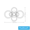UNIVERSO Ceiling lamp 51w 2550lm CCT.kap IP20 790x570x140mm white