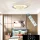 UNIVERSO Crystal glass ceiling lamp 38/76w 3040/6080lm CCT IP22 ∅610mm white