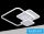 UNIVERSO ceiling lamp 48w 3840lm CCT 520x500mm white