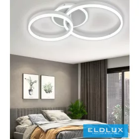   UNIVERSO Ceiling lamp 42w 3360lm CCT Switch IP20 620x400mm White