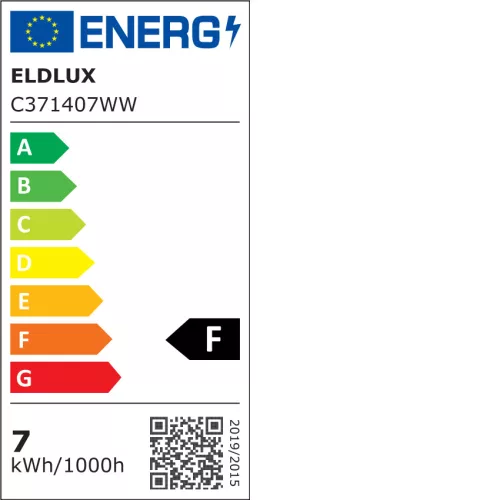 ELDLUX LED bulb C37 E14 7w 665lm 3000K