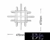 UNIVERSO Ceiling lamp 58w 4640lm 3000k 470x470mm white