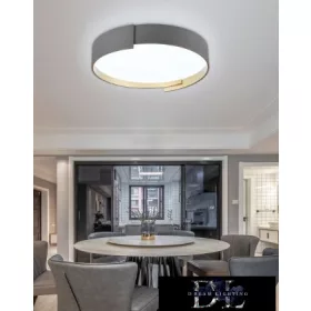 UNIVERSO Ceiling lamp 46w 3680lm 6500k 495x100mm gray/gold