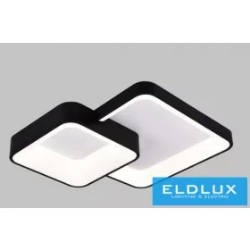 UNIVERSO ceiling lamp 58w 4640lm CCT black 725x590x100mm