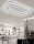 UNIVERSO Ceiling lamp 123w 9840lm CCT 1020x625mm white