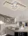 UNIVERSO Ceiling lamp 83w 6640lm CCT 1100x700mm white/black