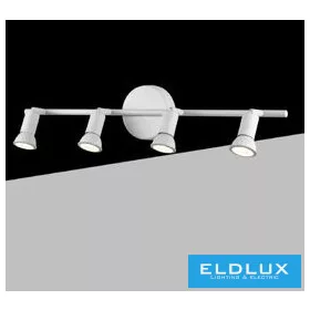   UNIVERSO Spot light fixture 4xGU10 Max.10w IP20 White 505x100mm