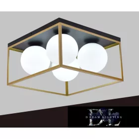   UNIVERSO Ceiling lamp 4xG9 max.10w 400x400x160mm IP20 Old gold