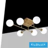 UNIVERSO Ceiling lamp 6xG9 max.10w 700x700x170mm IP20 Old gold 5 years
