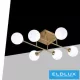 UNIVERSO Ceiling lamp 6xG9 max.10w 700x700x170mm IP20 Old gold 5 years
