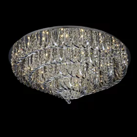ELDLUX METEOR crystal glass ceiling lamp 42×5W NW chrome