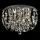 ELDLUX METEOR crystal glass ceiling lamp 6×5W NW chrome