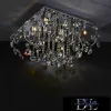 ELDLUX Crystal Glass Ceiling Lamp Chrome LED 8×5W 4000k IP20 500x500x300mm