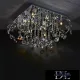 ELDLUX Crystal Glass Ceiling Lamp Chrome LED 8×5W 4000k IP20 500x500x300mm