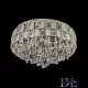 ELDLUX Crystal Glass Ceiling Lamp Chrome LED 15×5W 4000k IP20 ∅650x390mm