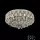 ELDLUX Crystal Glass Ceiling Lamp Chrome LED 22×5W 4000k IP20 ∅800x390mm