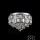 ELDLUX Crystal Glass Ceiling Lamp Chrome LED 9×5W 4000k IP20 ∅500x390mm