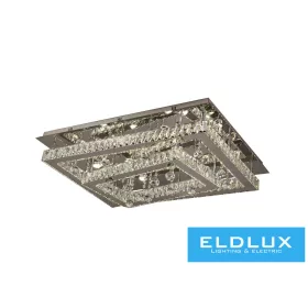   ELDLUX Crystal glass ceiling lamp 84w 6720lm CCT.T IP20 900x650x275mm Chrome