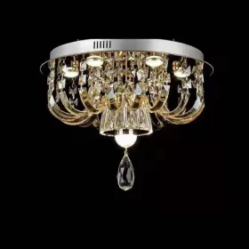 ELDLUX ELDSUN crystal glass ceiling lamp chrome LED 28W CCT