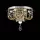 ELDLUX ELDSUN crystal glass ceiling lamp chrome LED 28W CCT