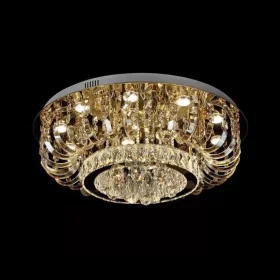 ELDLUX ELDSUN crystal glass ceiling lamp chrome LED 53W CCT
