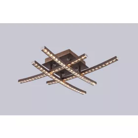 ELDLUX MEMPHIS crystal glass ceiling lamp chrome 24W 4000K