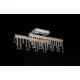 ELDLUX GLOSSY crystal glass ceiling lamp chrome 13W 4000K