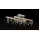 ELDLUX GLOSSY crystal glass ceiling lamp chrome 16W 4000K