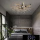 ELDLUX GLOSSY crystal glass ceiling lamp chrome 49W 4000K