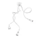 ELDLUX FLEXI ceiling lamp 3×3W WW white