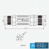 ELDLUX 3-pole openable cable connector 2.5mm² IP68