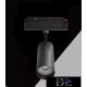 UNIVERSO Magnetic track-mounted spotlight DC:48V 14W 1190LM 4000K RA90 IP20 192x144x56mm Black