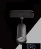 UNIVERSO Magnetic track-mounted spotlight DC:48V 24W 2280LM 3000K RA90 IP20 213x165x76mm Black