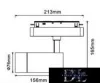 UNIVERSO Magnetic track-mounted spotlight DC:48V 24W 2280LM 4000K RA90 IP20 213x165x76mm Black