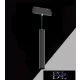 UNIVERSO Magnetic rail mountable pendant DC:48V 8W 680LM 3000K RA90 IP20 D41x270mm Black