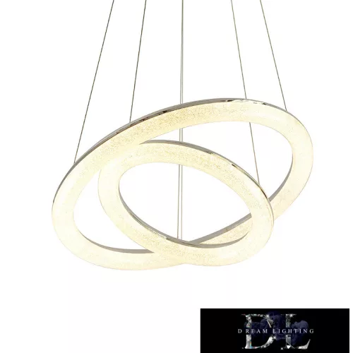 ELDLUX MILKY pendant lamp 42W CCT Chrome
