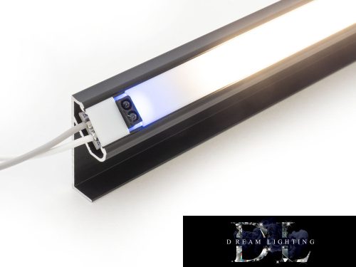 ANROLED Rail-mounted LED controller IR switch dimmer (DC: 12/24V 8A)