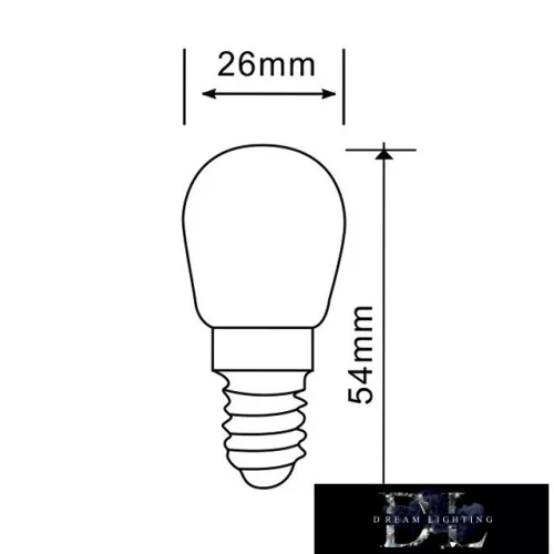 UNIVERSO LED light for refrigerators E14 2w 180lm 3000k