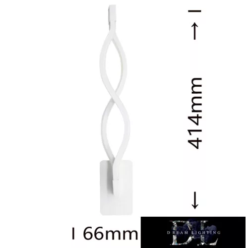 UNIVERSO Wall lamp LED 9w 720lm 4000k IP20 66×414mm white