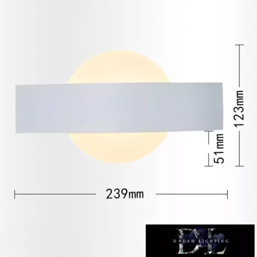 UNIVERSO Wall lamp LED 8w 400lm 3000k IP20 239×123mm white
